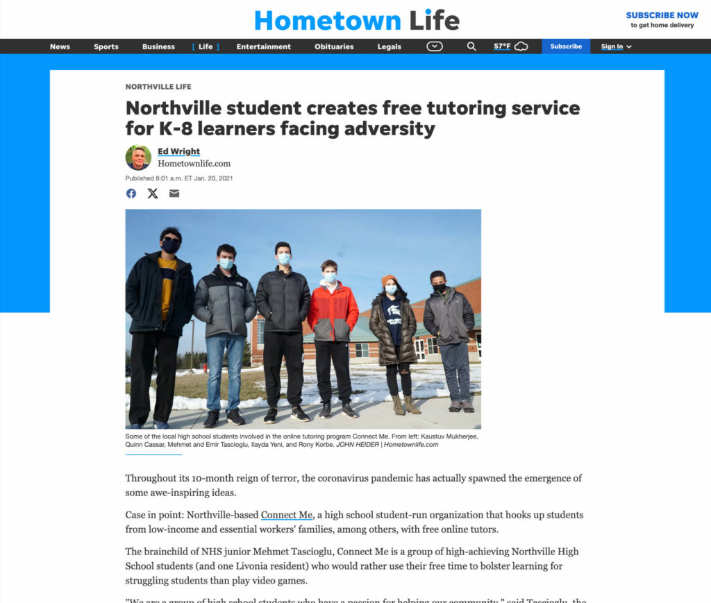 media coverage hometown life northville adversity