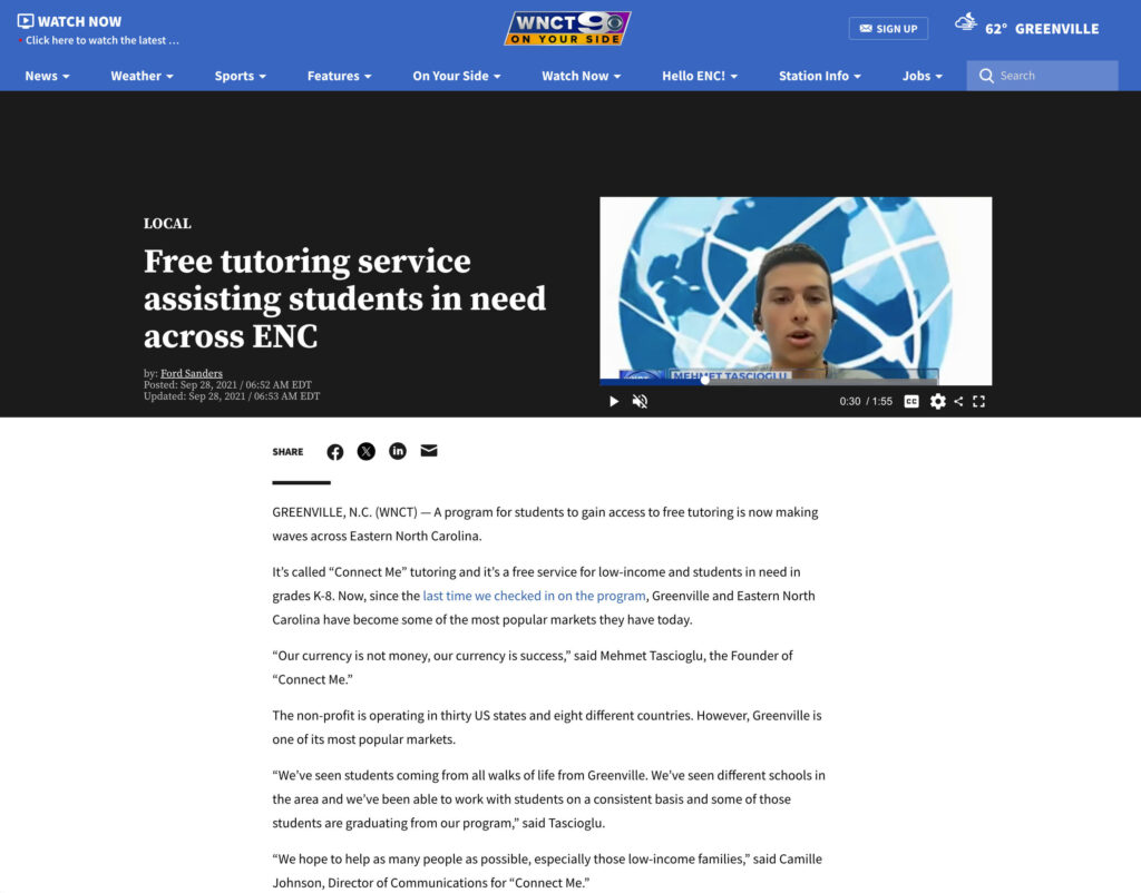 media coverage wnct9 free enc