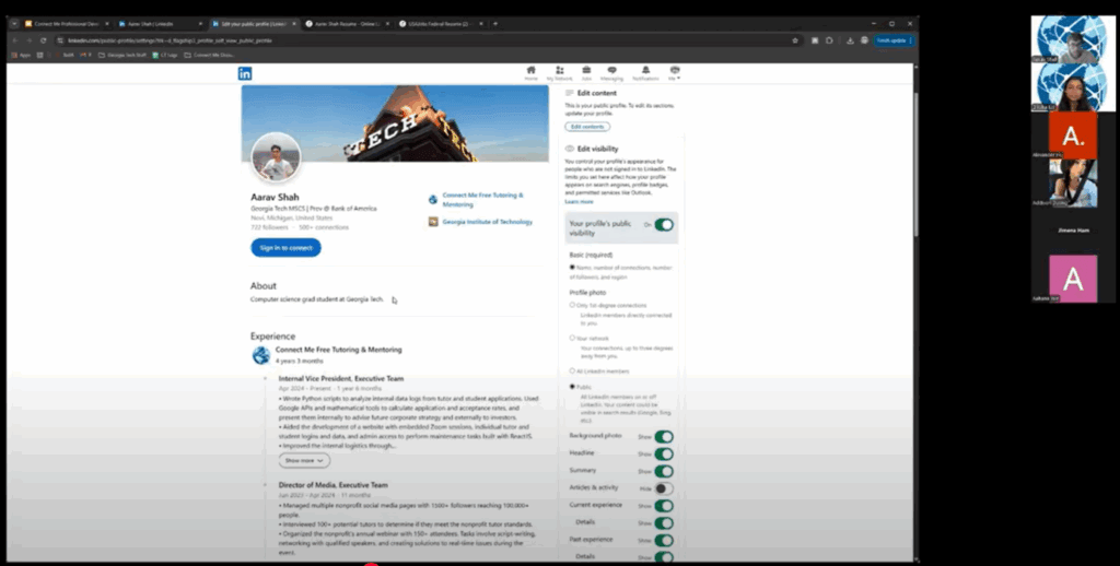 linkedin resume workshop