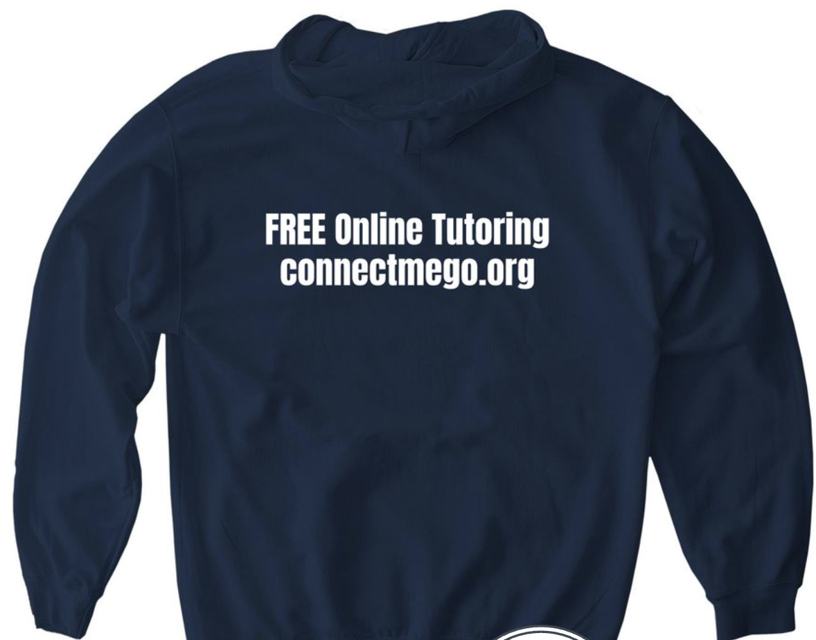connect me hoodie back